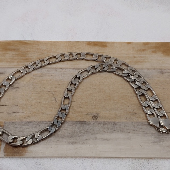 24" 925 Sterling Silver Chain Necklace Unisex - Picture 1 of 7